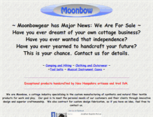 Tablet Screenshot of moonbowgear.com